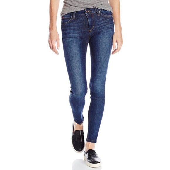 Joe’s Jeans Japanese Denim The Icon Ankle Mid Rise Skinny Mid Dark Wash Aimi - Picture 1 of 14